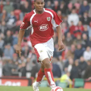 Le Marvin Elliott en action : Bristol City contre Stoke City Le Marvin Elliott en action : Bristol City contre Stoke City
