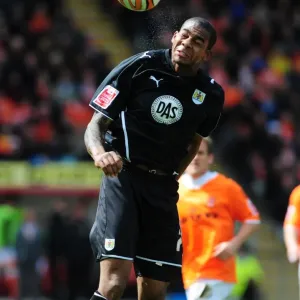 Marvin Elliott in Action: Championship Clash between Blackpool and Bristol City - May 2, 2010