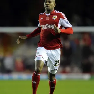 Marvin Elliott in Action: FA Cup First Round - Bristol City vs Dagenham and Redbridge