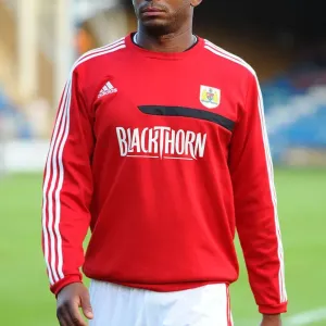 Marvin Elliott Print - Bristol City in Action at Priestfield Stadium
