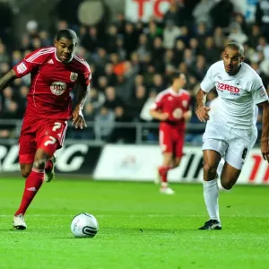 Marvin Elliott Outruns Darren Pratley Print Marvin Elliott Outruns Darren Pratley Print