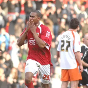 Marvin Elliott Print: Bristol City Goal Celebration