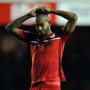 Marvin Elliott's Frustration on Final Whistle: Bristol City vs Blackpool, Championship Football, 2012 Marvin Elliott's Frustration on Final Whistle: Bristol City vs Blackpool, Championship Football, 2012