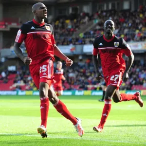Marvin Elliott Equalizer Print - Championship Clash at Vicarage Road