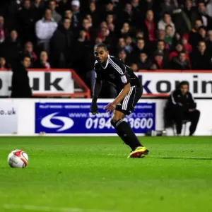 Marvin Elliott's Powerful Shot Against Nottingham Forest, Football, Npower Championship, 2011