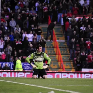 Marvin Elliott's Thrilling Goal Past Andy Lonergan in Bristol City's Championship Victory over Preston North End - 06/11/2010 Marvin Elliott's Thrilling Goal Past Andy Lonergan in Bristol City's Championship Victory over Preston North End - 06/11/2010
