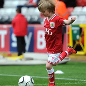Mascots Clash: Bristol City vs Walsall, Sky Bet League One at Ashton Gate Stadium (May 3, 2015)