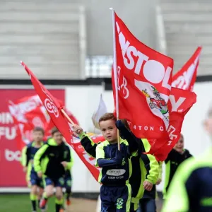 Bristol City vs Barnsley Half-Time Mascot Print Bristol City vs Barnsley Half-Time Mascot Print