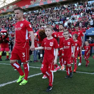 Mascots Lead the Way: Bristol City vs Barnsley, Sky Bet Championship