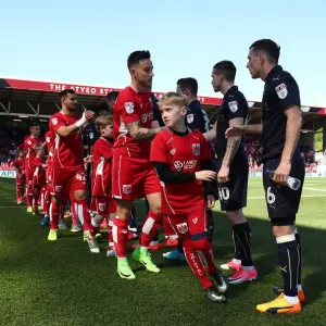 Mascots Lead the Way: Bristol City vs Barnsley, Sky Bet Championship