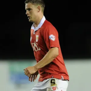 Matt Smith in Action: Bristol City vs Coventry City, Johnstones Paint Trophy at Ashton Gate Stadium