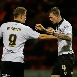Matt Smith consoles dejected Aden Flint Print