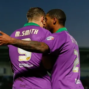 Matt Smith Print - Bristol City FA Cup Goal Celebration Matt Smith Print - Bristol City FA Cup Goal Celebration