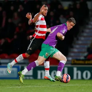 Print of Matt Smith vs Reece Wabara FA Cup Match Print of Matt Smith vs Reece Wabara FA Cup Match