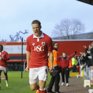Matt Smith's Euphoric Goal Celebration: Bristol City's Victory Over Yeovil Town, Sky Bet League One Matt Smith's Euphoric Goal Celebration: Bristol City's Victory Over Yeovil Town, Sky Bet League One