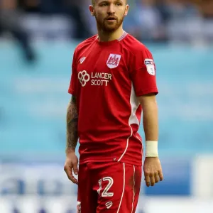 Matt Taylor in Action: Wigan Athletic vs. Bristol City, Sky Bet Championship (11 March 2017)