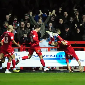 Matt Tubbs Scores the Winning Goal: Crawley Town Upsets Bristol City in FA Cup (07/01/2012)
