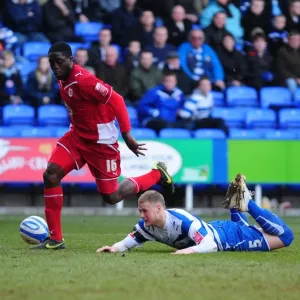 Matthew Mills Foul by John Akinde: Championship Clash between Reading and Bristol City, March 13, 2010 Matthew Mills Foul by John Akinde: Championship Clash between Reading and Bristol City, March 13, 2010