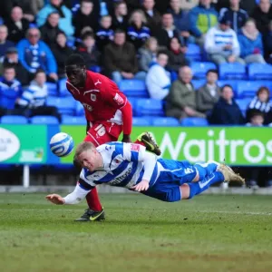 Matthew Mills Foul by John Akinde: Reading vs. Bristol City Championship Clash, March 13, 2010 Matthew Mills Foul by John Akinde: Reading vs. Bristol City Championship Clash, March 13, 2010