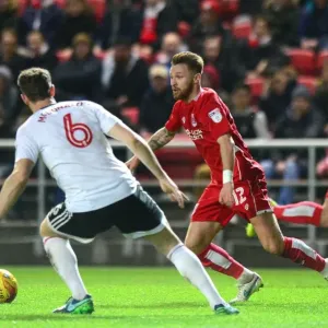Matty Taylor in Action: Bristol City vs Fulham, Ashton Gate, 2017 Matty Taylor in Action: Bristol City vs Fulham, Ashton Gate, 2017
