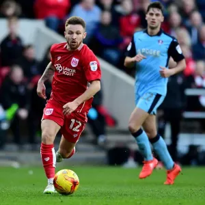 Matty Taylor Scores the Game-Winning Goal for Bristol City Against Rotherham United at Ashton Gate, February 2017 Matty Taylor Scores the Game-Winning Goal for Bristol City Against Rotherham United at Ashton Gate, February 2017
