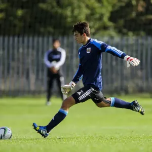 Max O'Leary en action : le entraînement de football des équipes jeunes du Bristol City et de la Brighton & Hove Albion