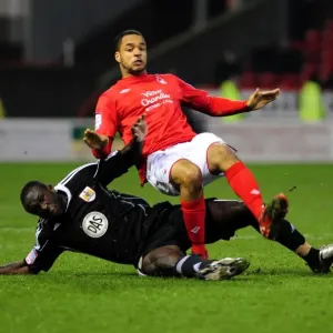 McGoldrick Foul by Stewart: Forest vs. Bristol City, 2011