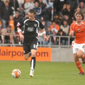 Michael McIndoe in Action for Bristol City Against Blackpool