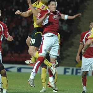 Michael McIndoe in Action for Bristol City Against Watford