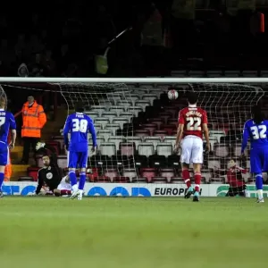 Middlesbrough Capitalize on David James Red Card: Leroy Lita Scores Decisive Goal vs. Bristol City, Championship Match, 15th January 2011 - Ashton Gate Stadium