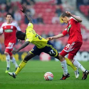 Middlesbrough vs. Bristol City: Albert Adomah Foul by Seb Hines Middlesbrough vs. Bristol City: Albert Adomah Foul by Seb Hines
