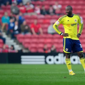 Middlesbrough vs. Bristol City: Andre Amougou in Action at Riverside Stadium (24/03/2012) Middlesbrough vs. Bristol City: Andre Amougou in Action at Riverside Stadium (24/03/2012)