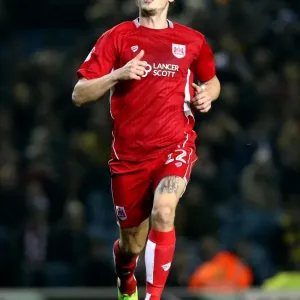 Milan Djuric of Bristol City in Action Against Leeds United, Sky Bet Championship, 2017 Milan Djuric of Bristol City in Action Against Leeds United, Sky Bet Championship, 2017