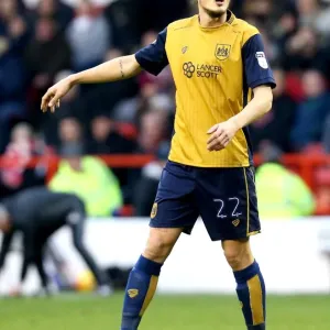 Milan Djuric of Bristol City in Action Against Nottingham Forest, Sky Bet Championship 2017 Milan Djuric of Bristol City in Action Against Nottingham Forest, Sky Bet Championship 2017