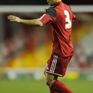 Miles John's Intense Performance: FA Youth Cup Match between Bristol City U18s and Ipswich Town U18s