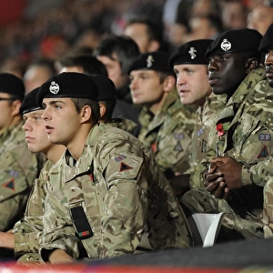 Military Personnel Attend Bristol City vs. Wolves Match at Ashton Gate, 2015