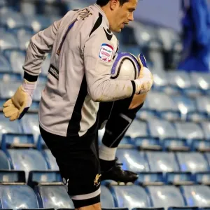 Millwall's Goalkeeper David Forde Kicks Off Empty Championship Match Against Bristol City, 12th April 2011 Millwall's Goalkeeper David Forde Kicks Off Empty Championship Match Against Bristol City, 12th April 2011