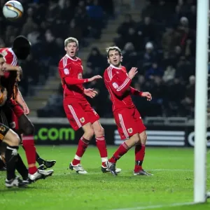 Print of a 2010 football moment at the KC Stadium