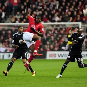 Moussi Clears for Forest Against Bristol City, Championship 2011