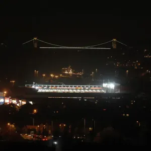 Ashton Gate Stadium Print at Night Ashton Gate Stadium Print at Night