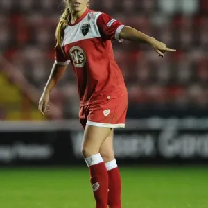 Natasha Harding in Action Print - Bristol Academy vs FC Barcelona Natasha Harding in Action Print - Bristol Academy vs FC Barcelona