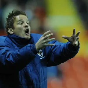 Neal Ardley Directs AFC Wimbledon Players at Ashton Gate Print Neal Ardley Directs AFC Wimbledon Players at Ashton Gate Print