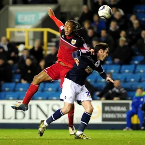Neil Danns vs. Alan Dunne: Aerial Battle in Millwall vs. Bristol City Championship Clash