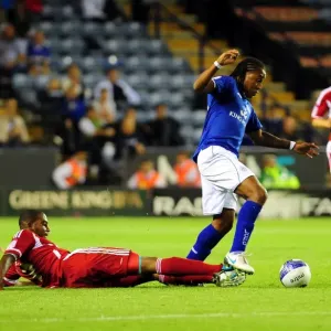Neil Danns vs. Marvin Elliott: Championship Battle at King Power Stadium (Leicester City v Bristol City, 06/08/2011) Neil Danns vs. Marvin Elliott: Championship Battle at King Power Stadium (Leicester City v Bristol City, 06/08/2011)