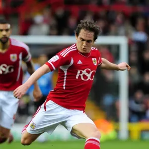 Neil Kilkenny in Action for Bristol City Against Southampton Neil Kilkenny in Action for Bristol City Against Southampton