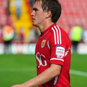 Neil Kilkenny in Action Print, Bristol City vs Ipswich Town, 2011