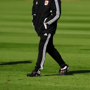 Bristol City Print - Derek McInnes Training Session at Ashton Gate Stadium