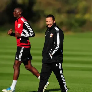 Bristol City Print - October 2011 Training Session at Ashton Gate Stadium