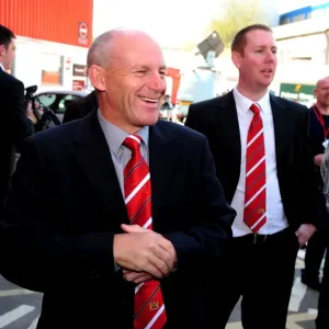 New Manager Steve Coppell Embraces Ecstatic Bristol City Fans at Ashton Gate Stadium, 2010 New Manager Steve Coppell Embraces Ecstatic Bristol City Fans at Ashton Gate Stadium, 2010