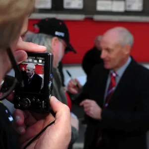 New Manager Steve Coppell Embraces Ecstatic Bristol City Fans at Ashton Gate Stadium, 2010 New Manager Steve Coppell Embraces Ecstatic Bristol City Fans at Ashton Gate Stadium, 2010